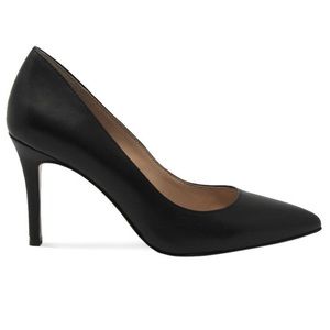 Charles David VIBE black patent leather heels 6.5